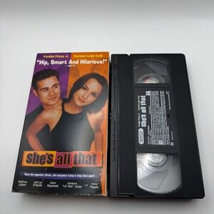 She's All That VHS 1999 Movie Freddie Prinze Jr Rachael Leigh Cook Miramax 16911